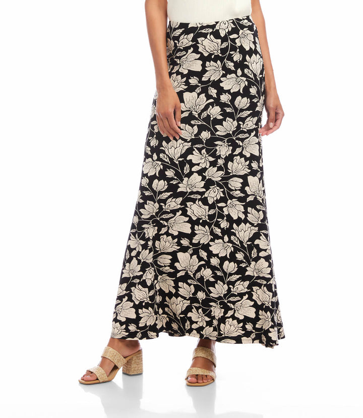 Flare Midi Skirt