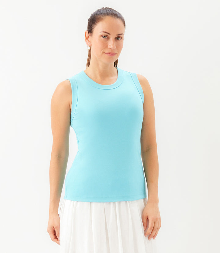 Ribbed Crewneck Tank