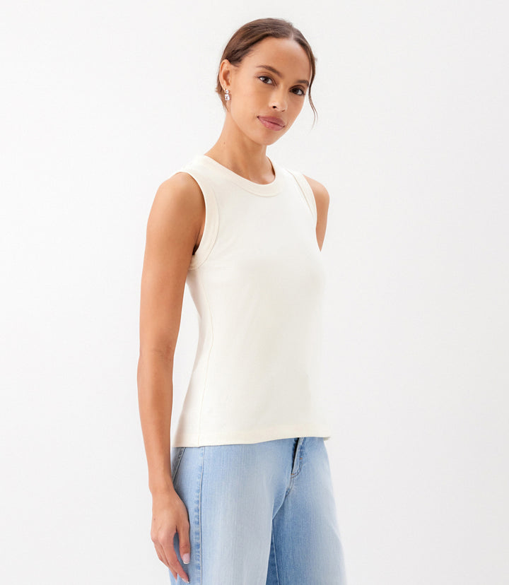 Ribbed Crewneck Tank