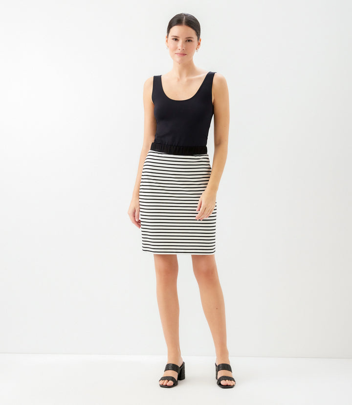 Stripe Short Skirt