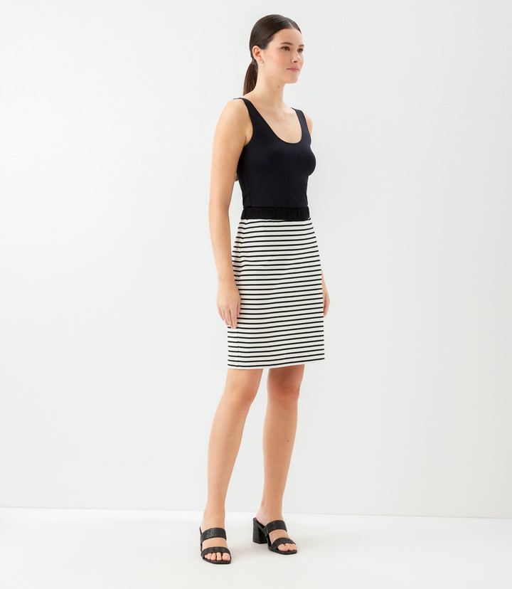 Stripe Short Skirt