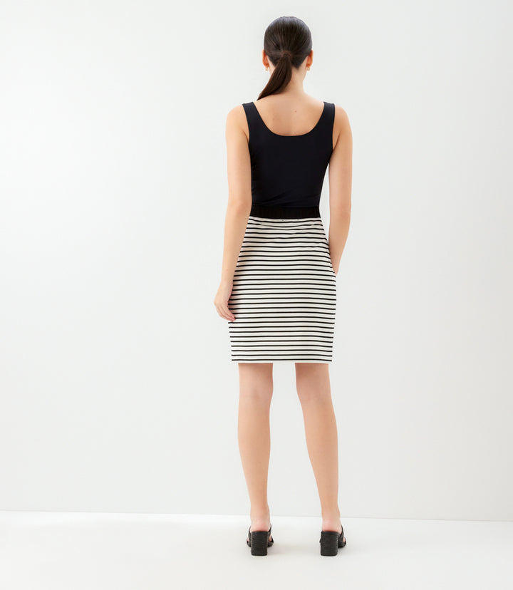 Stripe Short Skirt