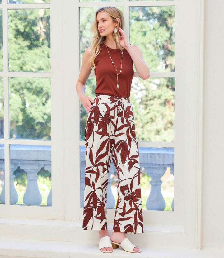 Drawstring Ankle Pants