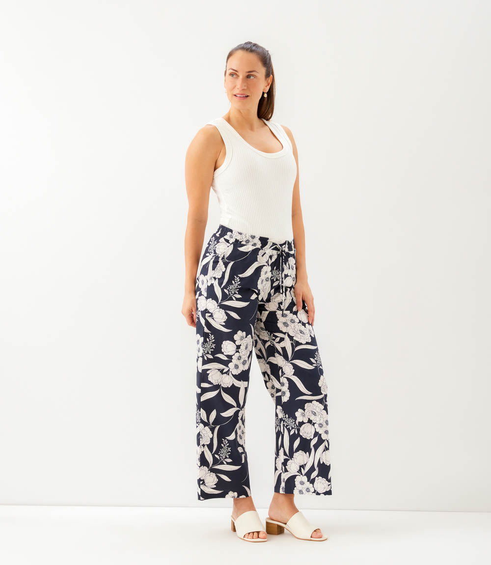Drawstring Ankle Pants