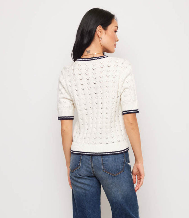 Short Sleeve Cardigan Sweater