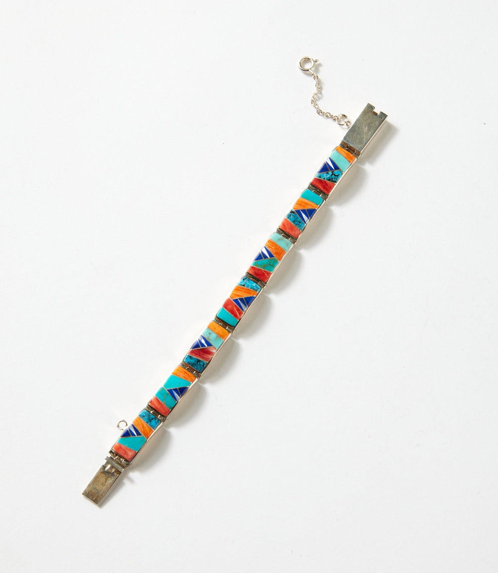 Multi Color Turquoise Inlay Bracelet
