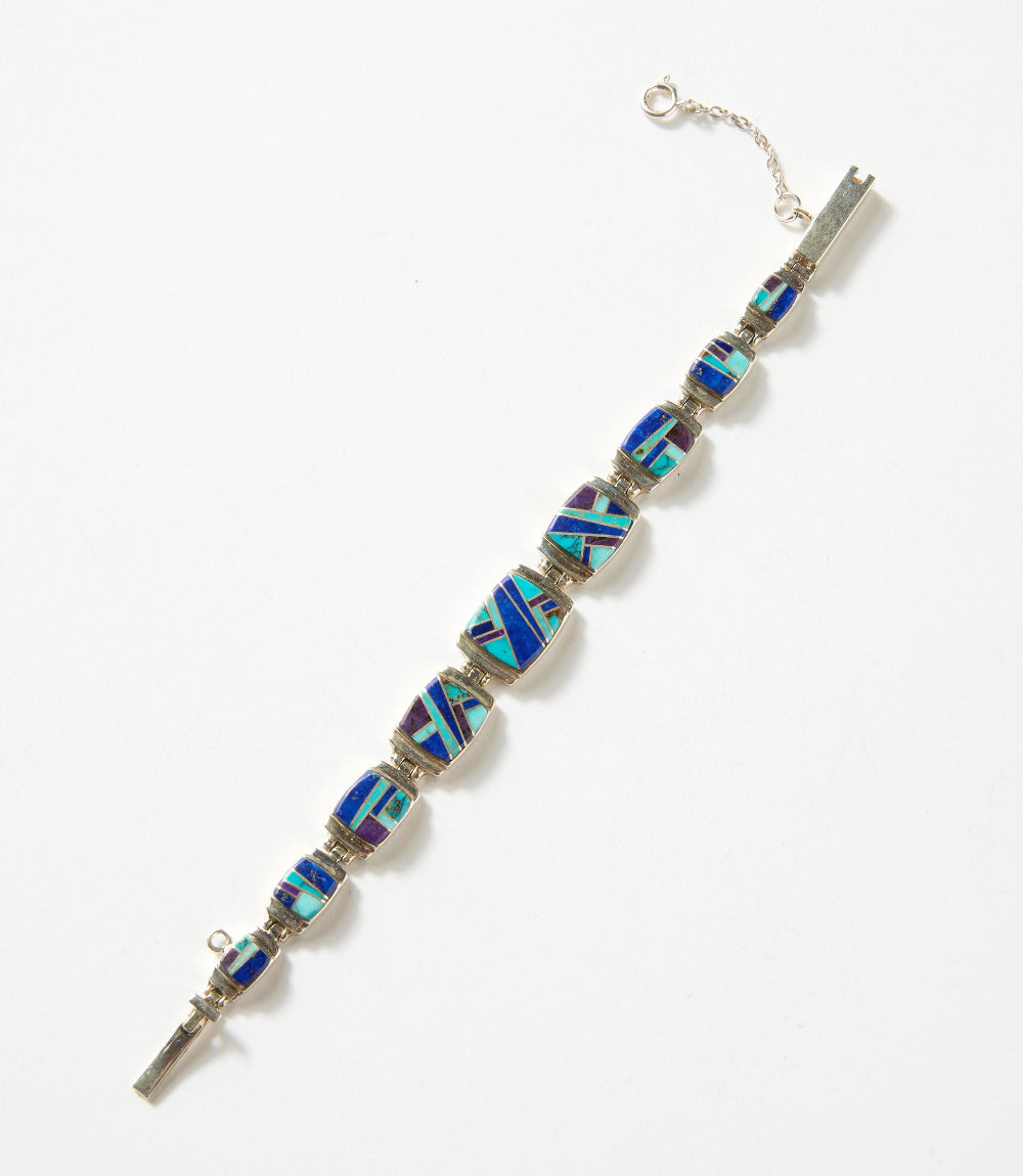 Multi Color Turquoise Inlay Bracelet