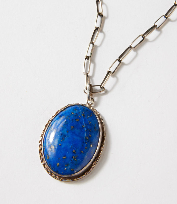Lapis Pendant Necklace