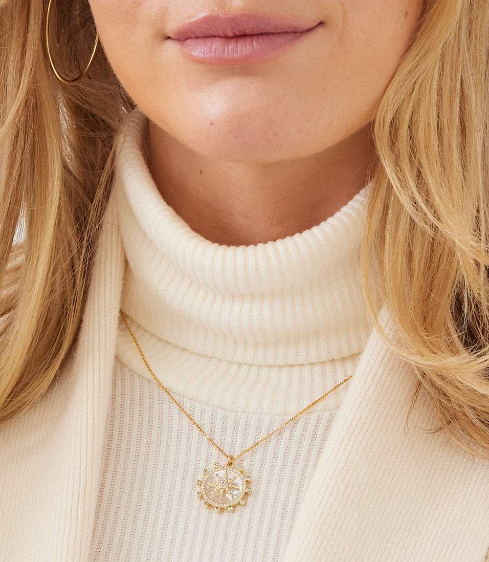 Starburst Charm Necklace
