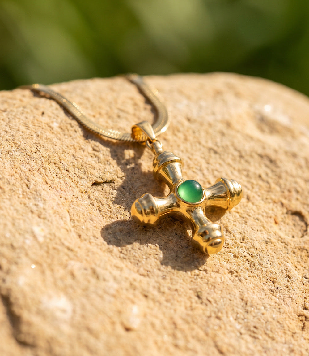Green Gemstone Necklace