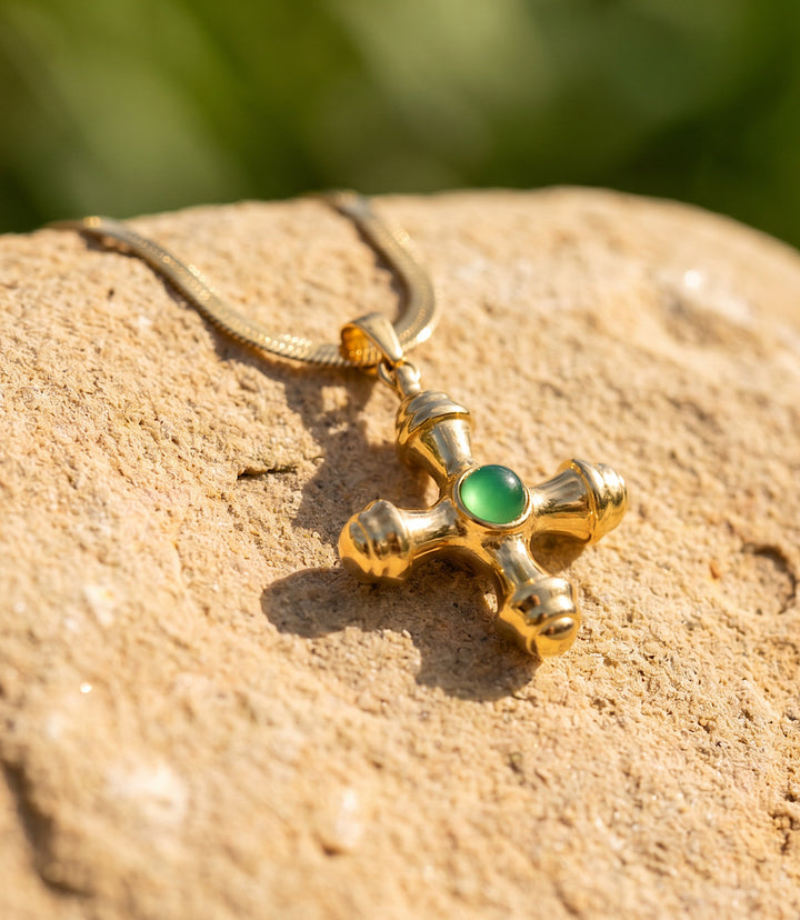 Green Gemstone Necklace