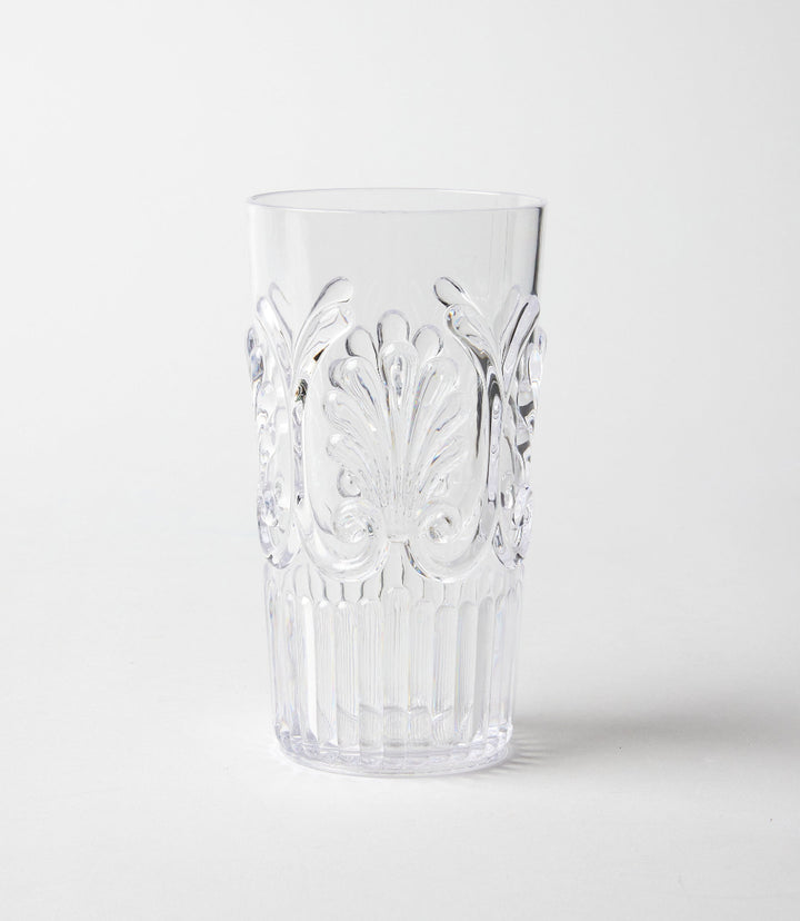 Acrylic Fleur Drinking Glass