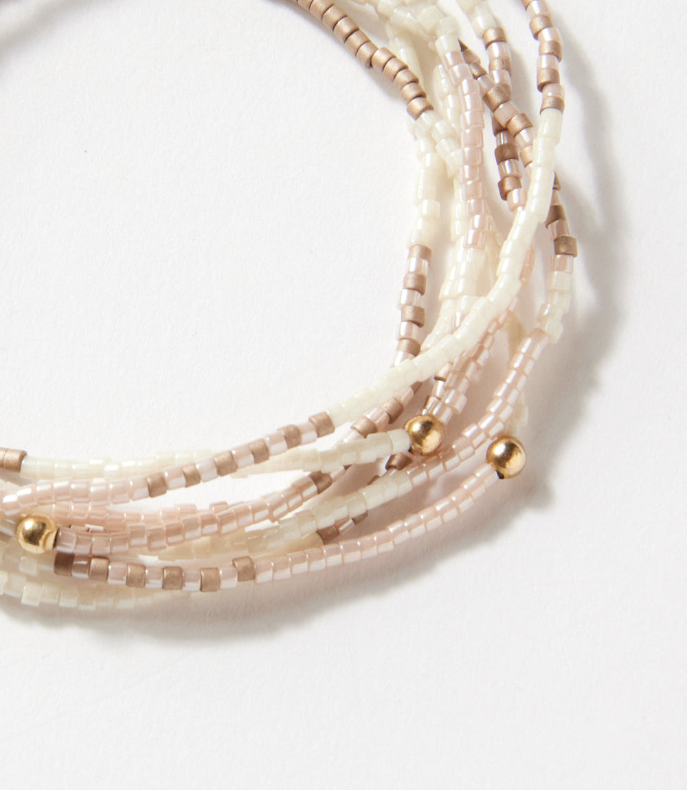 Beaded Bracelets, Stack Of 7