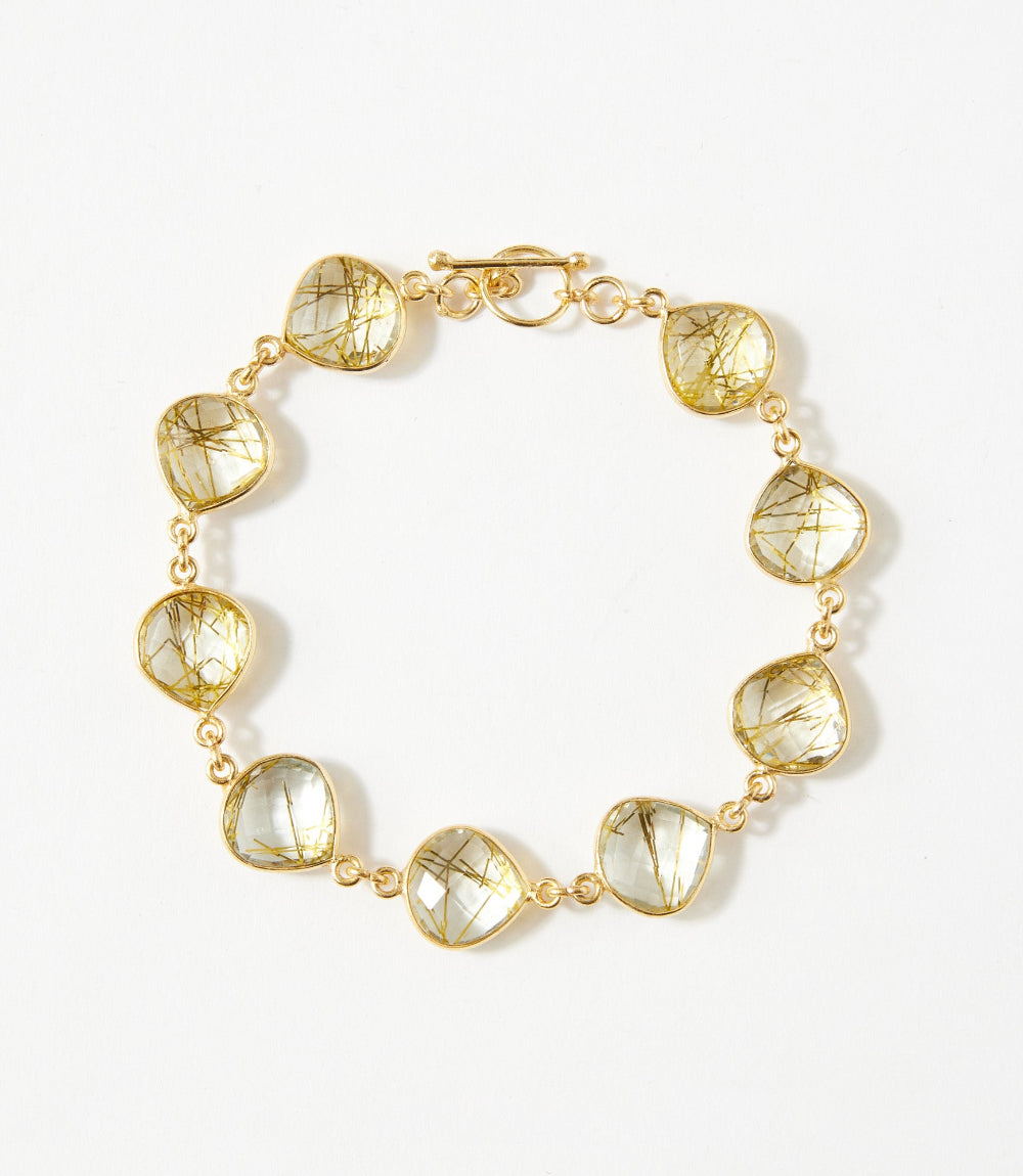 Rutilated Quartz Bracelet