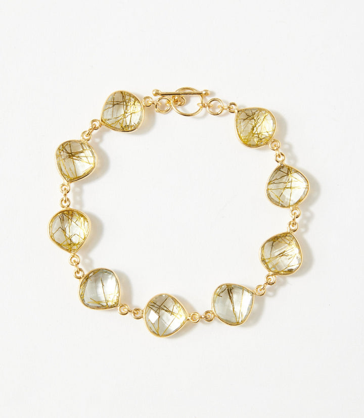 Rutilated Quartz Bracelet