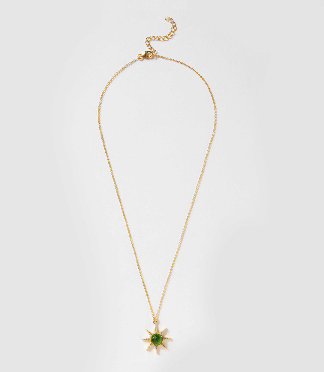 Cabochon Sun Necklace