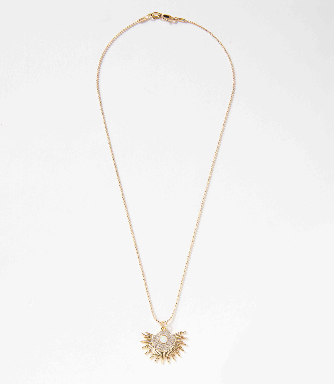Opal Sunburst Necklace