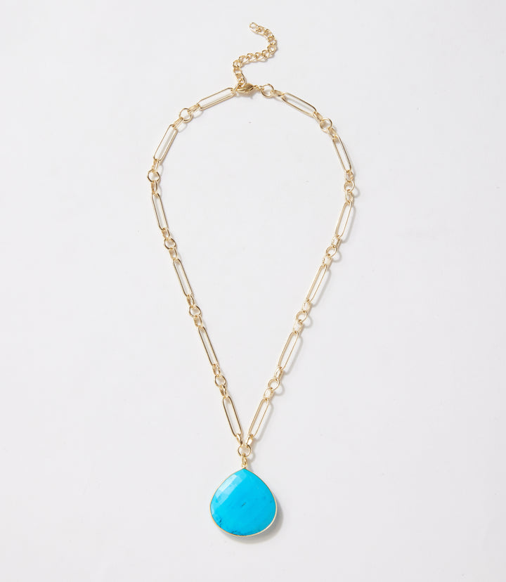 Turquoise Pendant Necklace