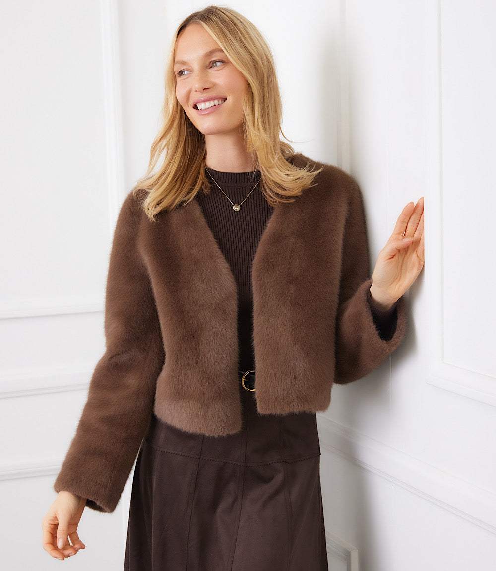Reversible Faux Fur Jacket
