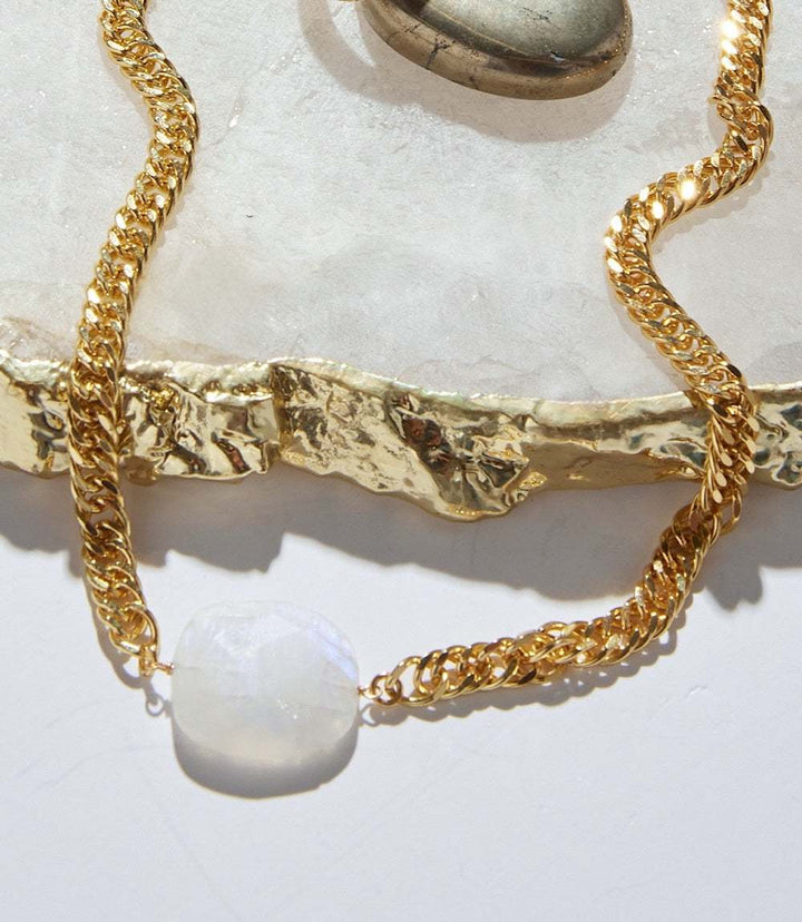 Moonstone Pendant Necklace
