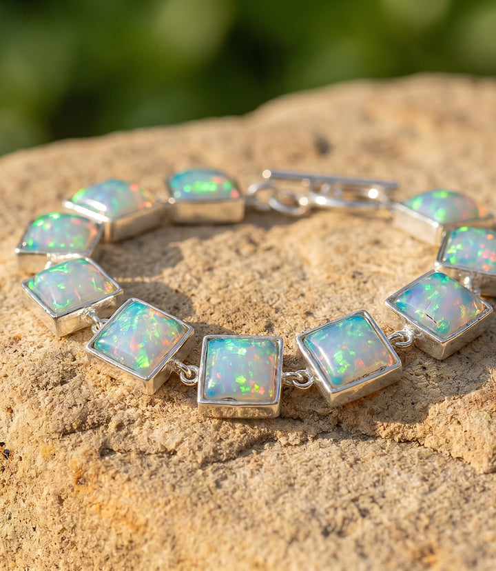 Opal Link Bracelet