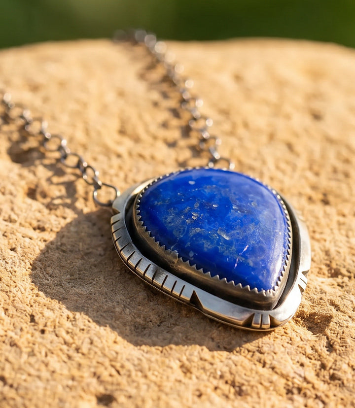Lapis Pendant Necklace