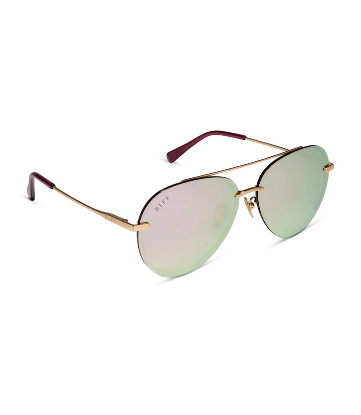 DIFF Lenox Mirror Polarized Aviators