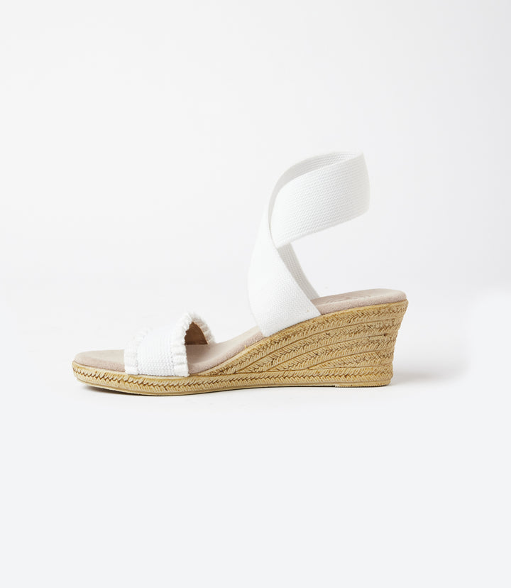 Carolina Scalloped Espadrille Wedge Sandals