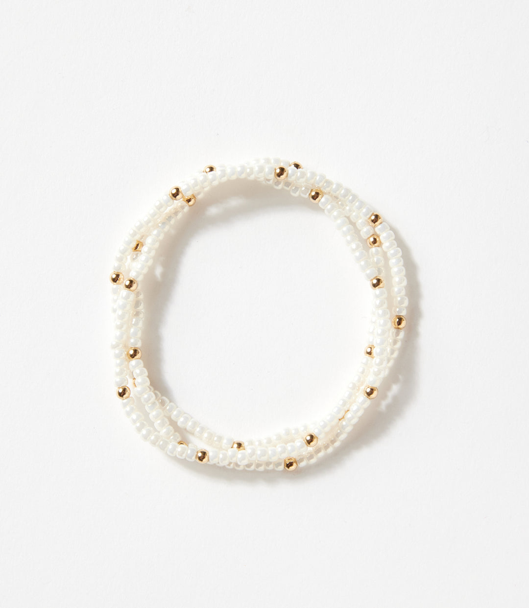 Beaded Crystal Bracelets, Set Of 3