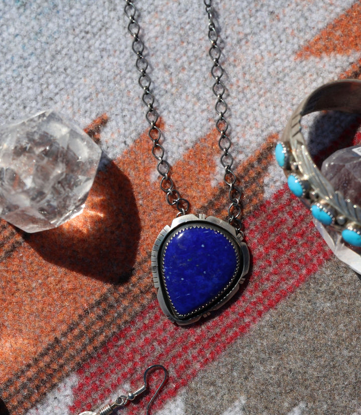 Lapis Pendant Necklace