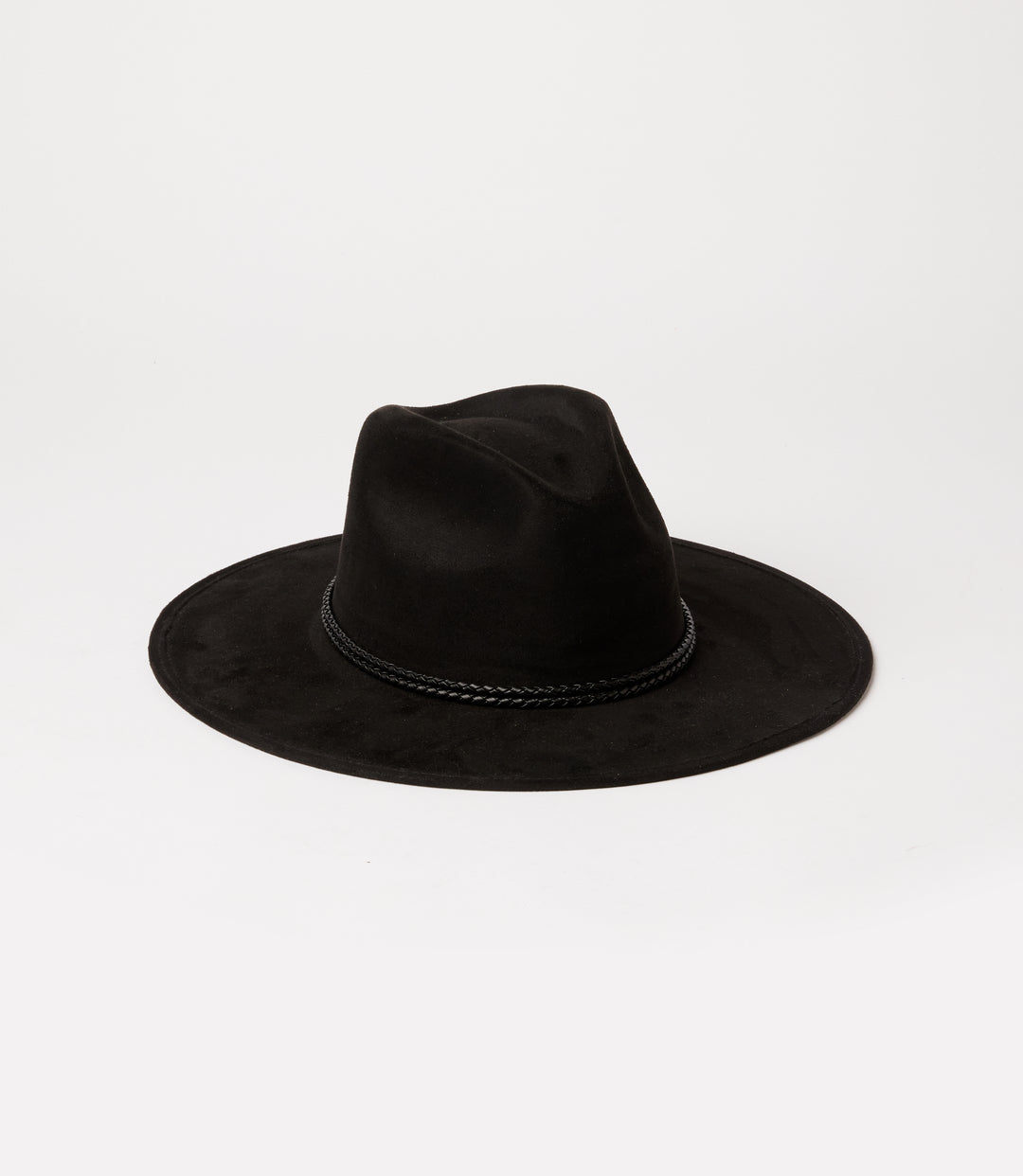 Braided Trim Fedora Hat