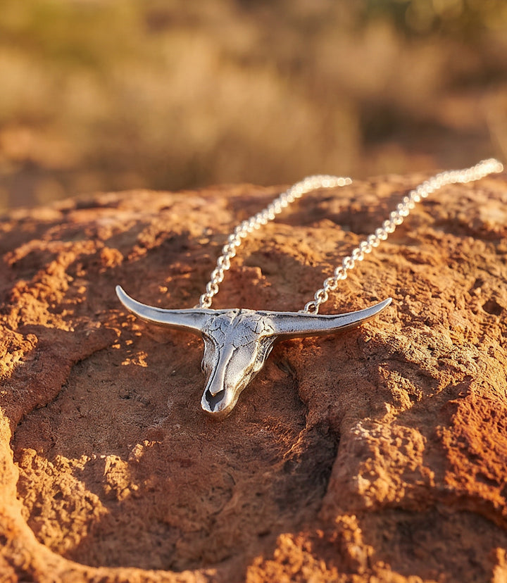 Longhorn Pendant Necklace