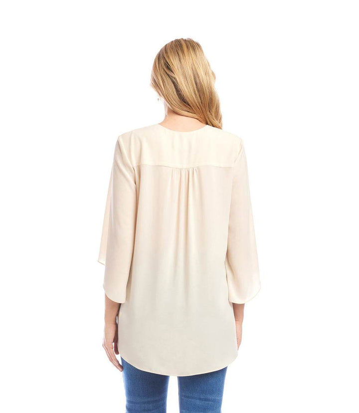 Bracelet Sleeve Asymmetric Top