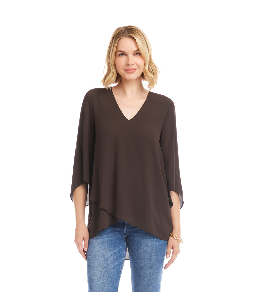 Bracelet Sleeve Asymmetric Top