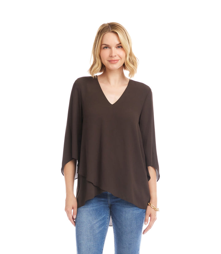Bracelet Sleeve Asymmetric Top