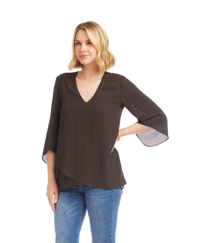 Bracelet Sleeve Asymmetric Top