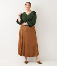 Plus Size Layered Sleeve Asymmetric Top