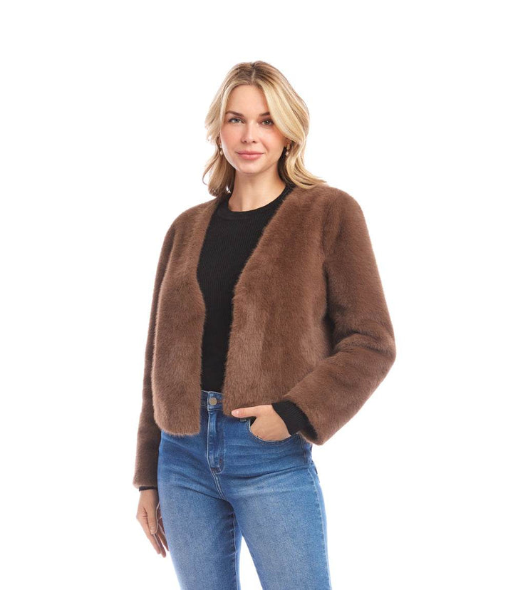Reversible Faux Fur Jacket