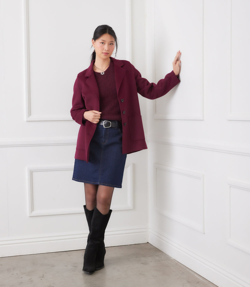 Oversized Brushed Blazer