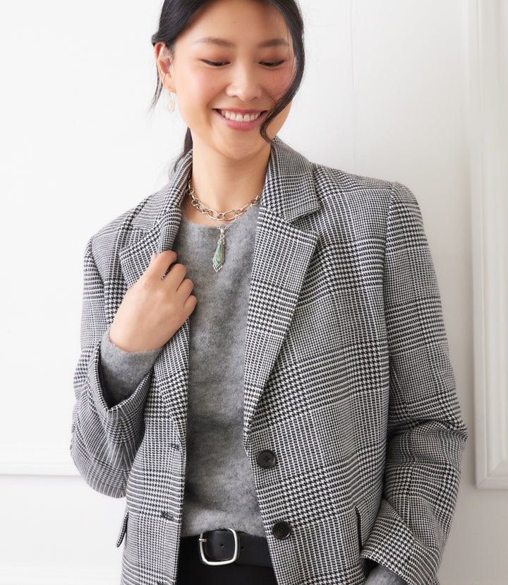 Houndstooth Blazer