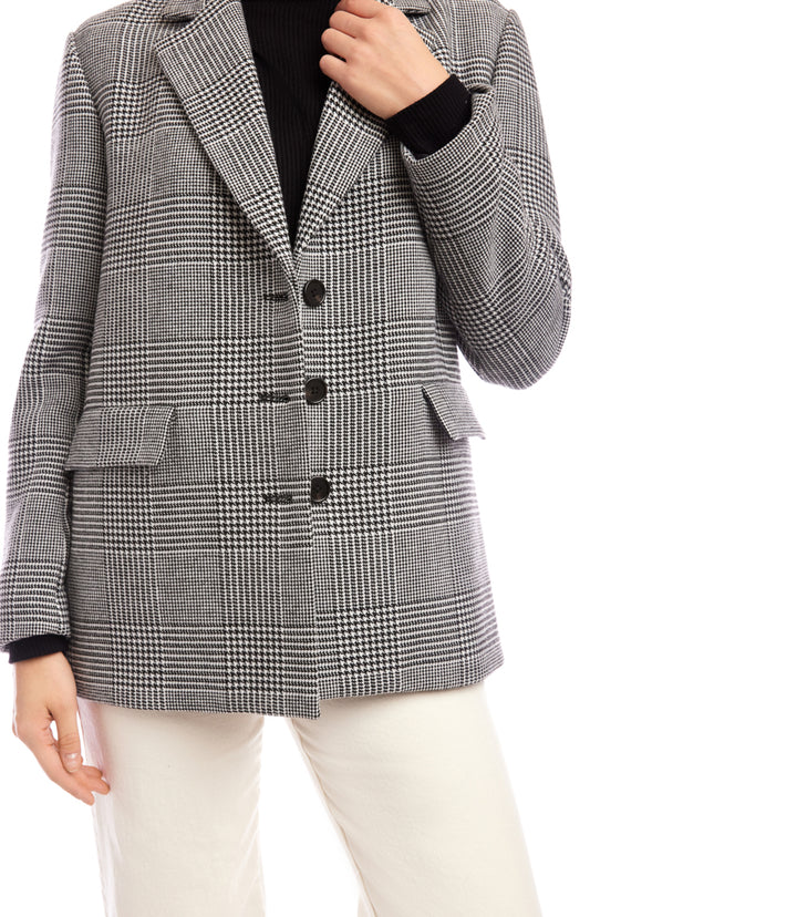 Houndstooth Blazer