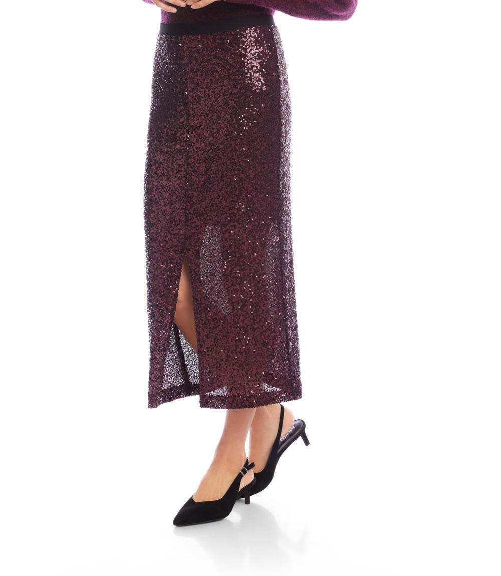 Sequin Midi Skirt