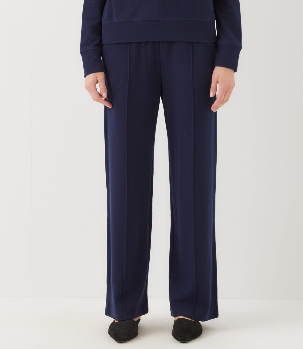 Drawstring Pintuck Sweatpants