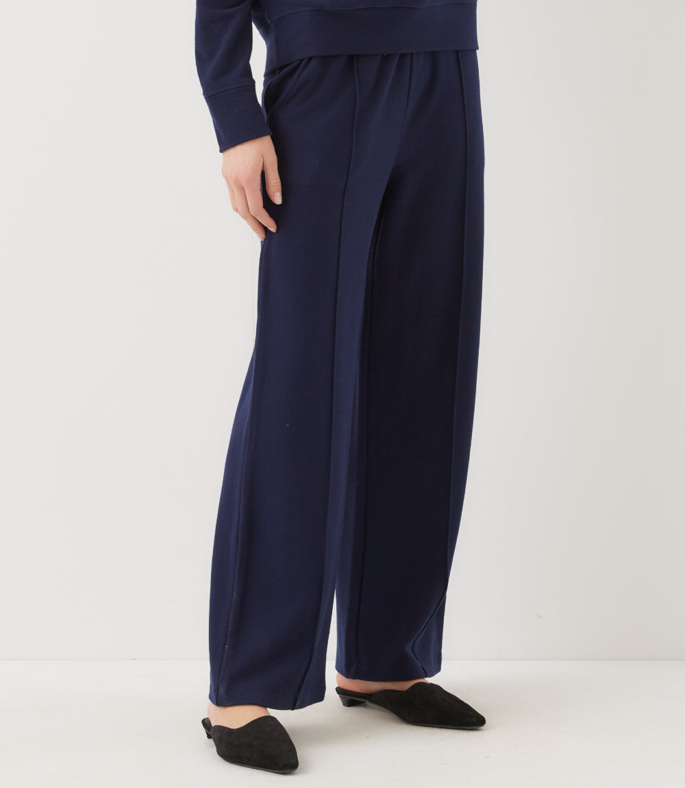 Drawstring Pintuck Sweatpants
