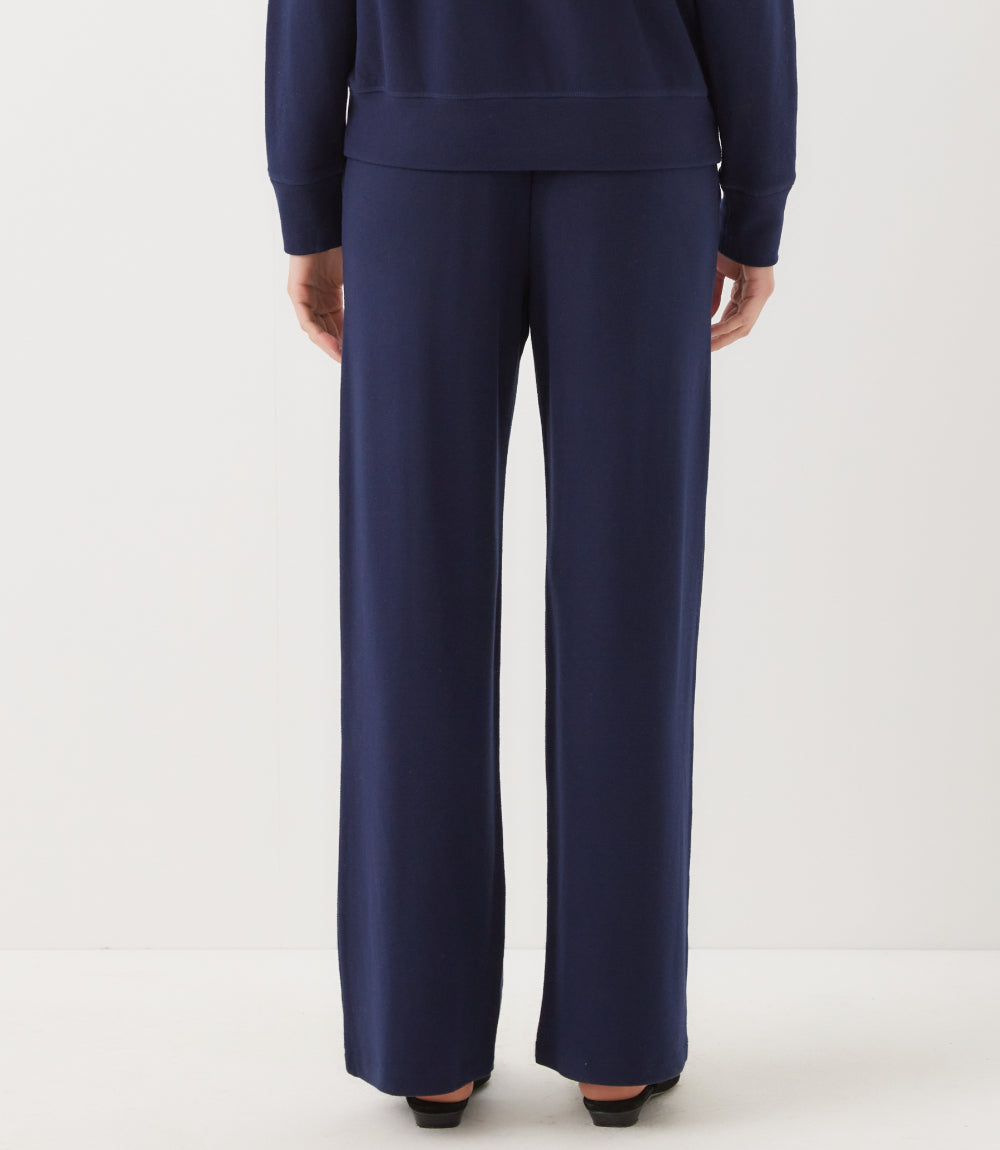 Drawstring Pintuck Sweatpants