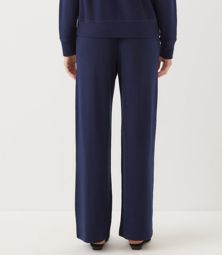 Drawstring Pintuck Sweatpants