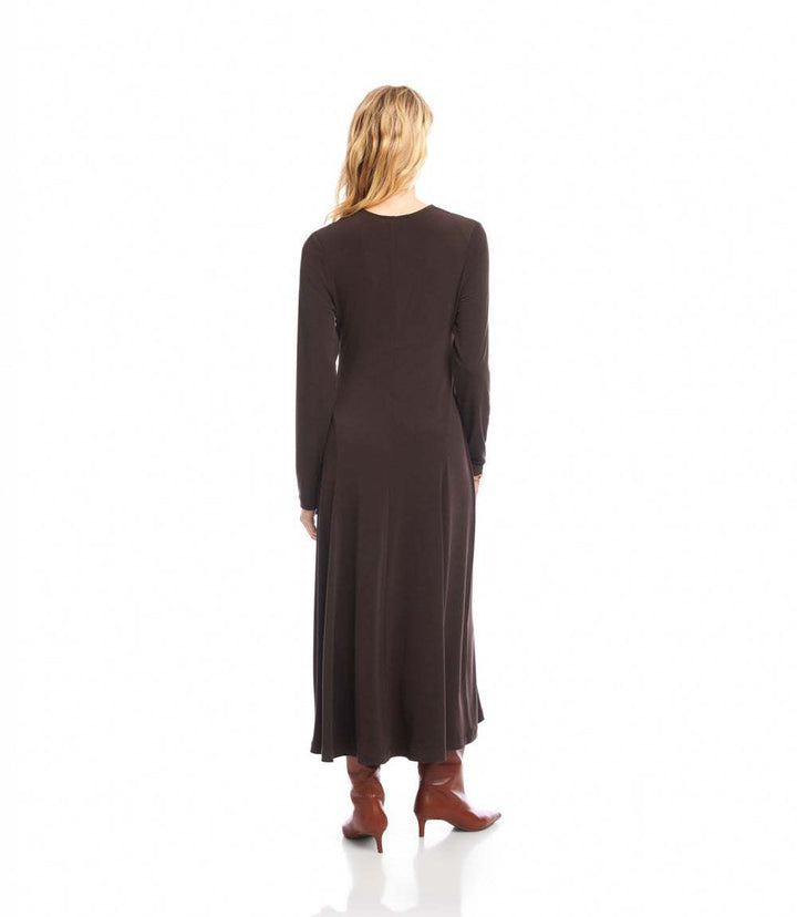 Kate V-Neck Midi Travel Dress