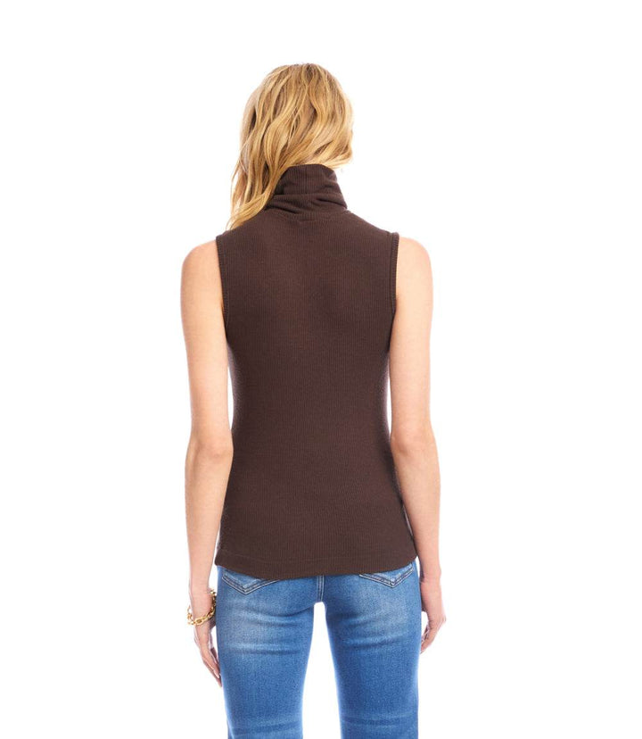 Ribbed Turtleneck Tank