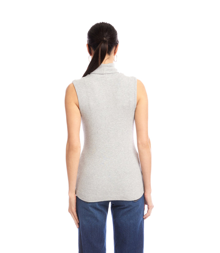 Ribbed Turtleneck Tank
