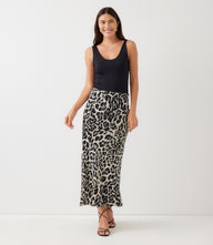 Petite Size Bias Cut Midi Skirt